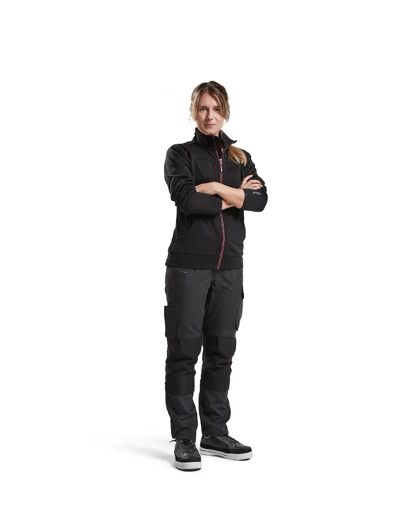 339425269956_Dames_Service_Sweat_Jacket_Zwart_Rood_Presentatie.webp