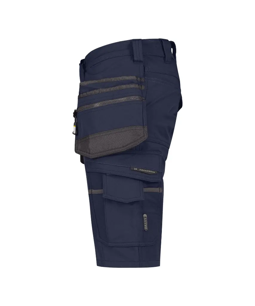 dassy-aurax-shorts-with-holster-pockets-and-stretch-midnight-blue-anthracite-grey-side.webp
