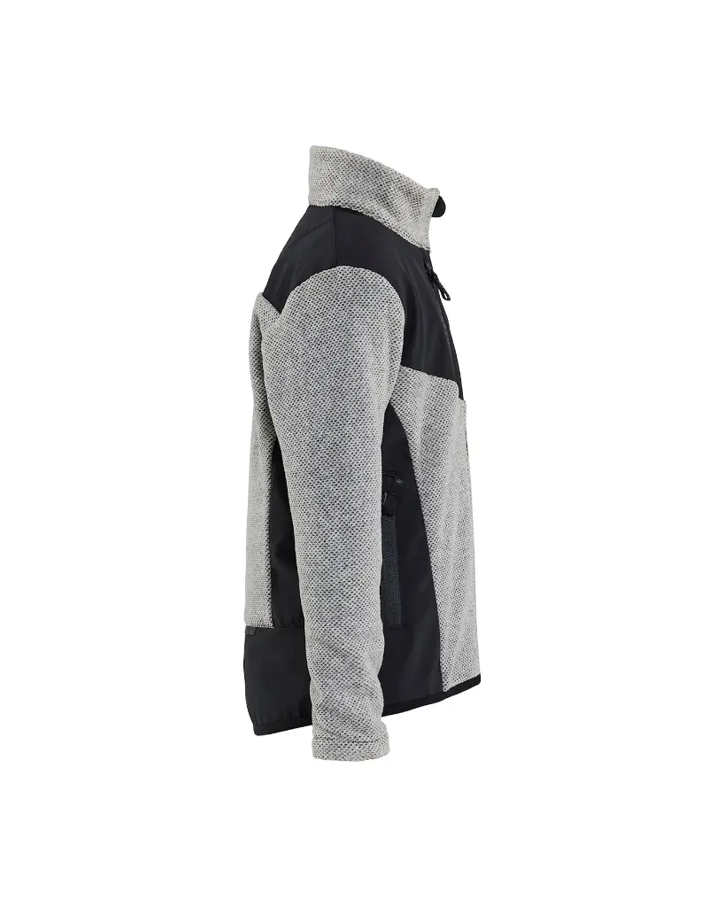 520725369099_KIDS_Gebreide_Vest_Grijs_Melee_Zwart_Rechterzijde.webp