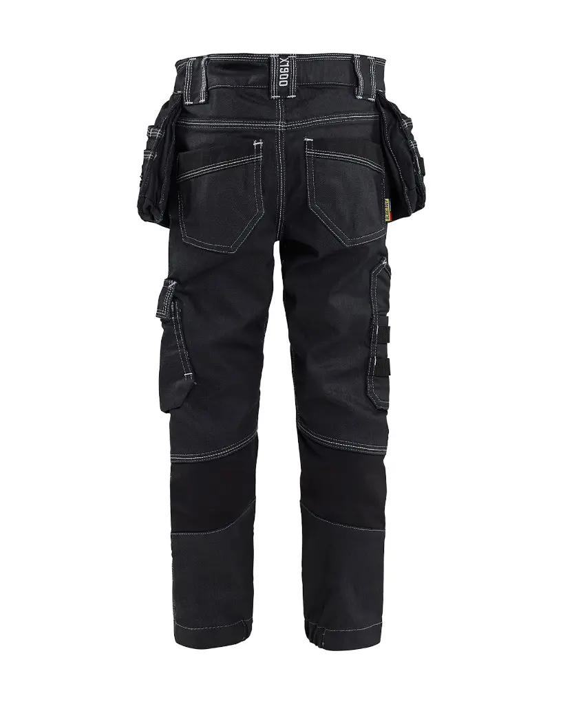 522511478999_KIDS_X1900_Pocketwerkbroek_Stretch_Blauw_Zwart_Rugzijde.webp
