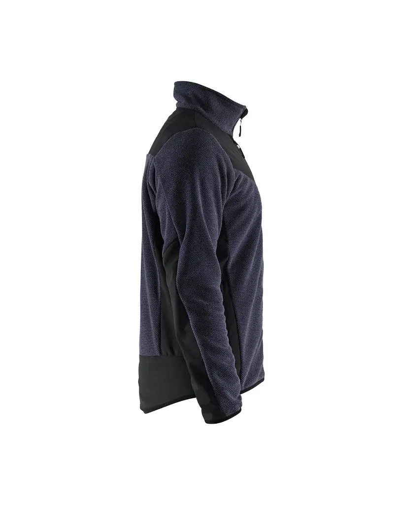 594225368699_Gebreide_Vest_Met_Softshell_zonder_kap_Marine_Zwart_Rechterzijde.webp