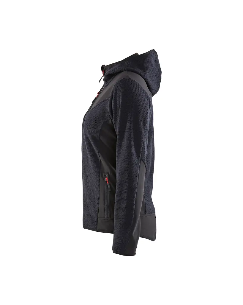 594125368699_Dames_Gebreide_Fleece_Marine_Zwart_Linkerzijde.webp