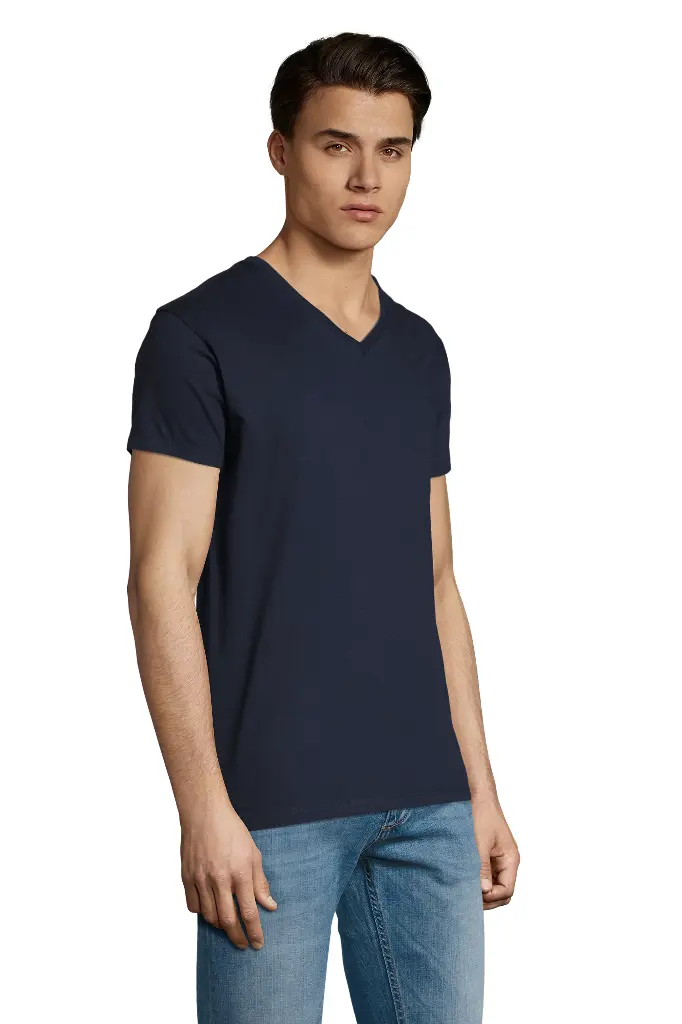 Sols 02940 319 Imperial V-Hals French Navy - Zijprofiel.webp