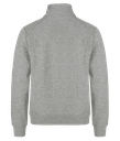 021043 Clique Classic Zipneck Grey Melange - Rugzijde