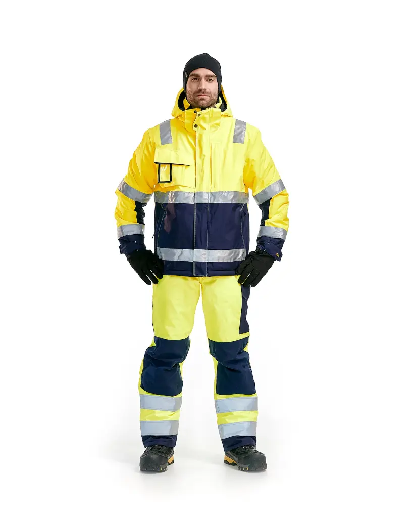 487019873389_Stretch_Hivis_Winterjas_Geel_Marine_Presentatie.webp