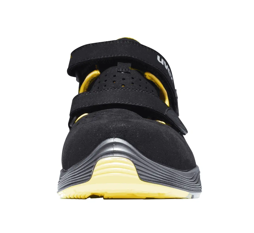 Uvex 1 G2 Sandaal 68488 W11 Zwart-Geel - Voorzijde.webp