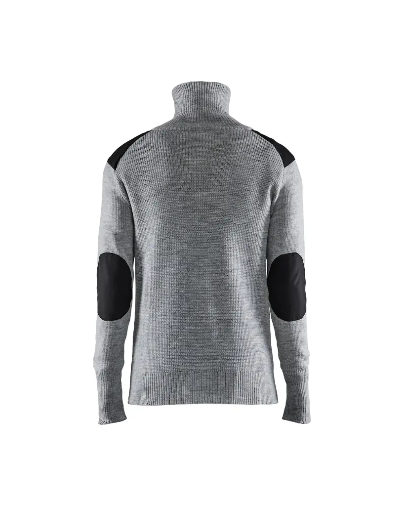 463010719098_Wollen_Sweater_Grijs_Melee_Zwart_Rugzijde.webp