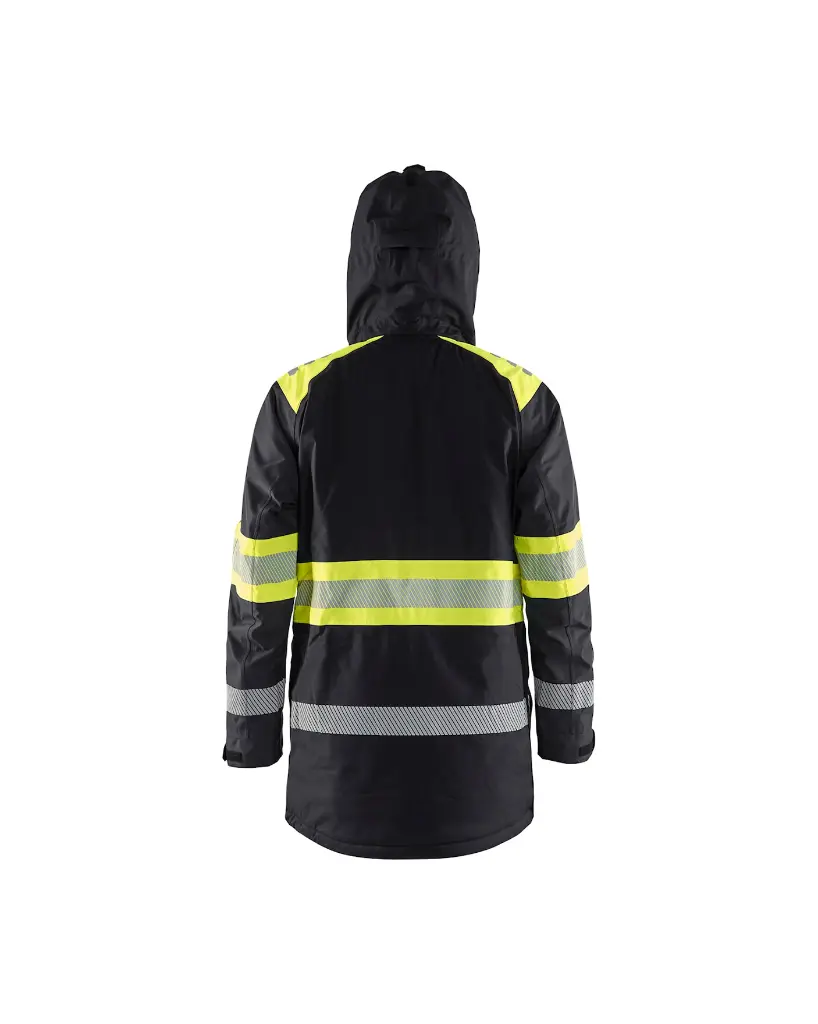 448519779933_HiVis_WinterParka_Zwart_Geel_Rugzijde_Capuchon.webp