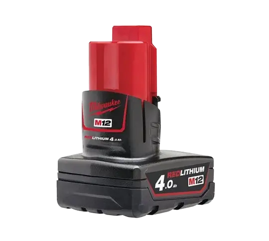 Milwaukee 4932430065 - M12 B4 batterij - Zijprofiel.webp