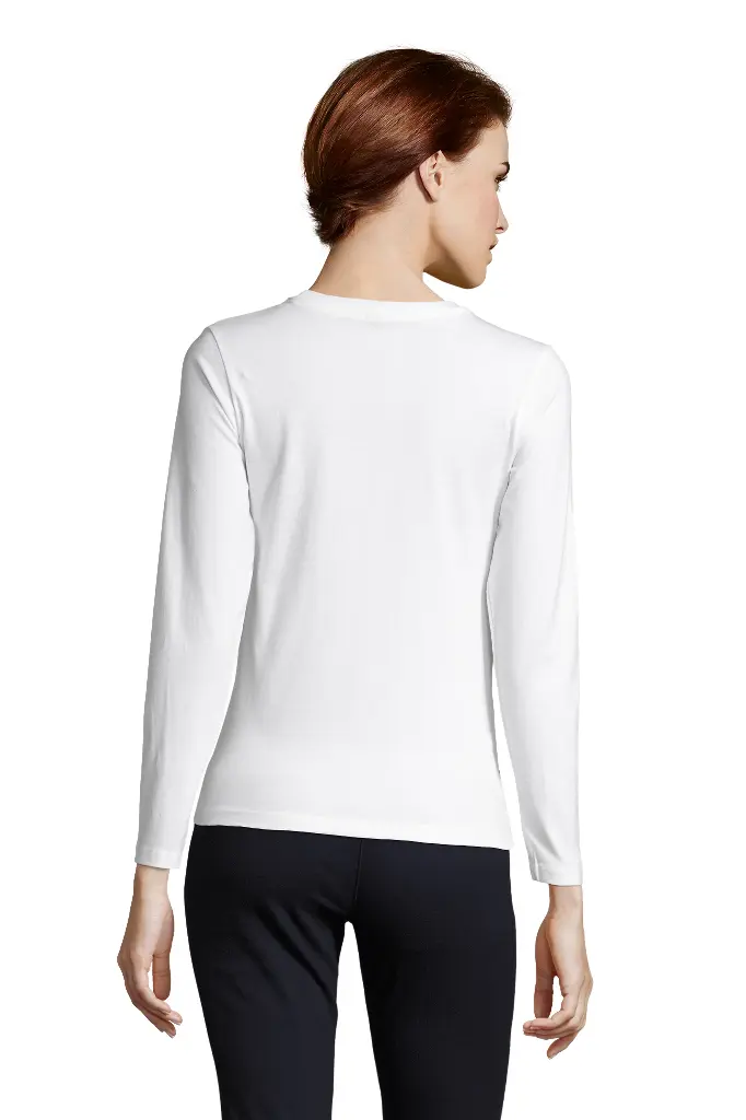 Sol's 02075 Imperial Ladies LSL 102 Wit - Rugzijde.webp