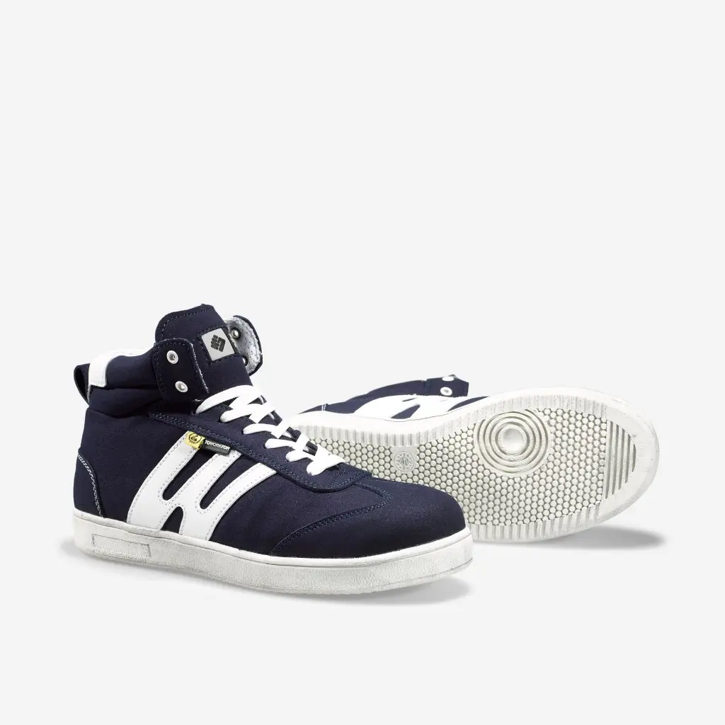 ToWorkFor Ollie Navy S3 Sneaker paar.webp