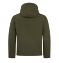 Padded Hoody 020952 Softshell jack Mistgroen - Rugzijde