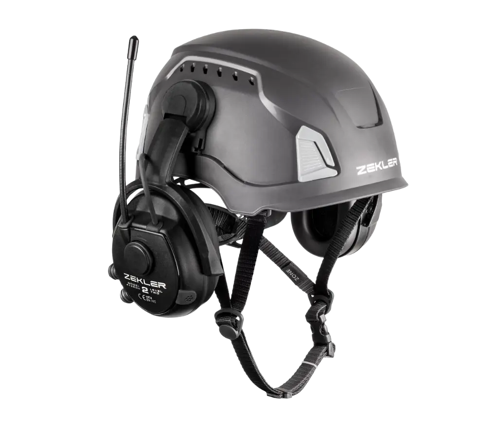 Zekler 412RDH - Oorkappen met radio en spraak voor op helm.webp