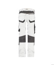 Dynax Painters D-Flex werkbroek+knie stretch wit/antraciet Rugzijde