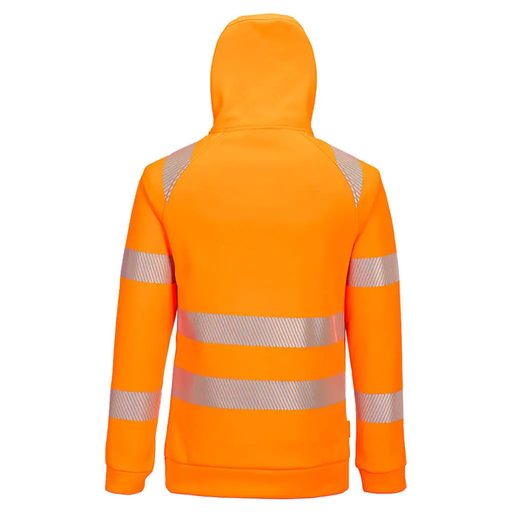 DX482OBR_DX4_Zip_Hoodie_Oranje_Rugzijde.webp