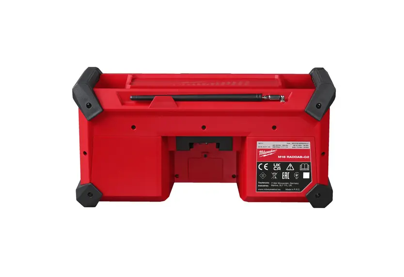 4933492344 - M18 RADDAB+G2-0 M18 Jobsite radio DAB_Achterzijde.webp