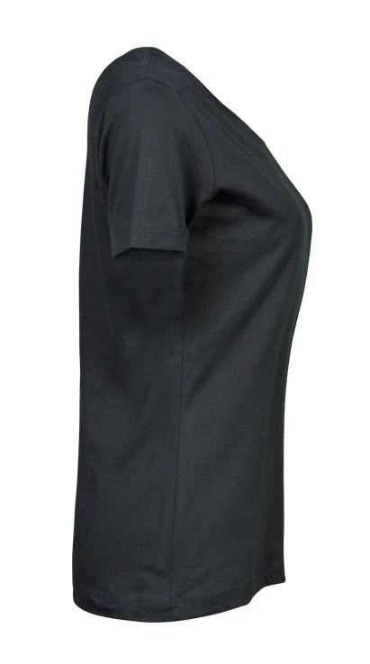 Tee Jays 8050 - Dames Sof Tee Dark Grey - Zijkant.webp