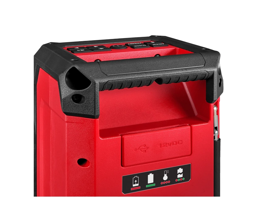 Milwaukee 4933472114 - M12 RC DAB Radio - Achterzijde - Bovenaan.webp