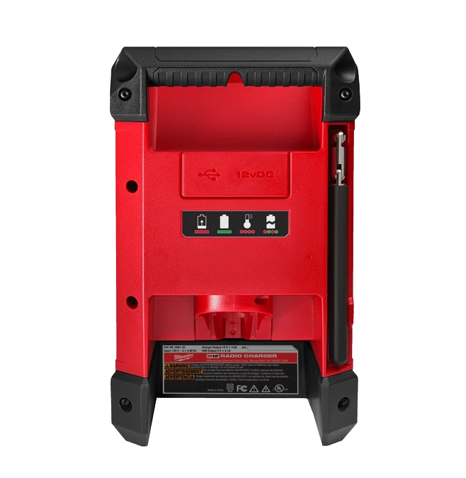Milwaukee 4933472114 - M12 RC DAB Radio - Achterzijde.webp