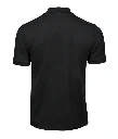 Tee Jays 1405 Luxury Stretch Polo Zwart - Rugzijde.webp