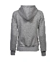 Tee Jays 5436 Dames Zip Hoodie Heather Grey Back.webp