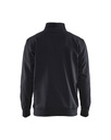 3365 1048 Sweatshirt 1/2 Rits Zwart - Rugzijde