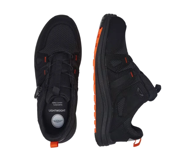 Emma E-Bounce S1P DISC Zwart-Oranje Laag _Paar_Bovenzijde.webp