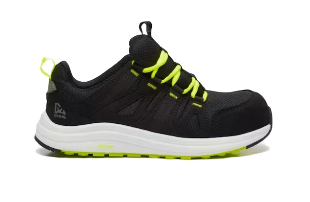 Emma E-Bounce S1P DISC Zwart-Lime Laag _ Zijkant.webp