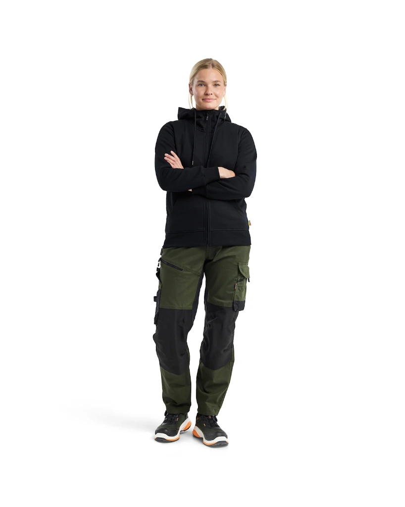 339510489900_Dames_Zip_Hoodie_Zwart_Presentatie.webp