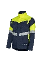 Sioen 603U Norwan werkjas Marine_Geel - Profiel.webp