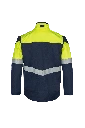 Sioen 603U Norwan werkjas Marine_Geel - Rugzijde.webp