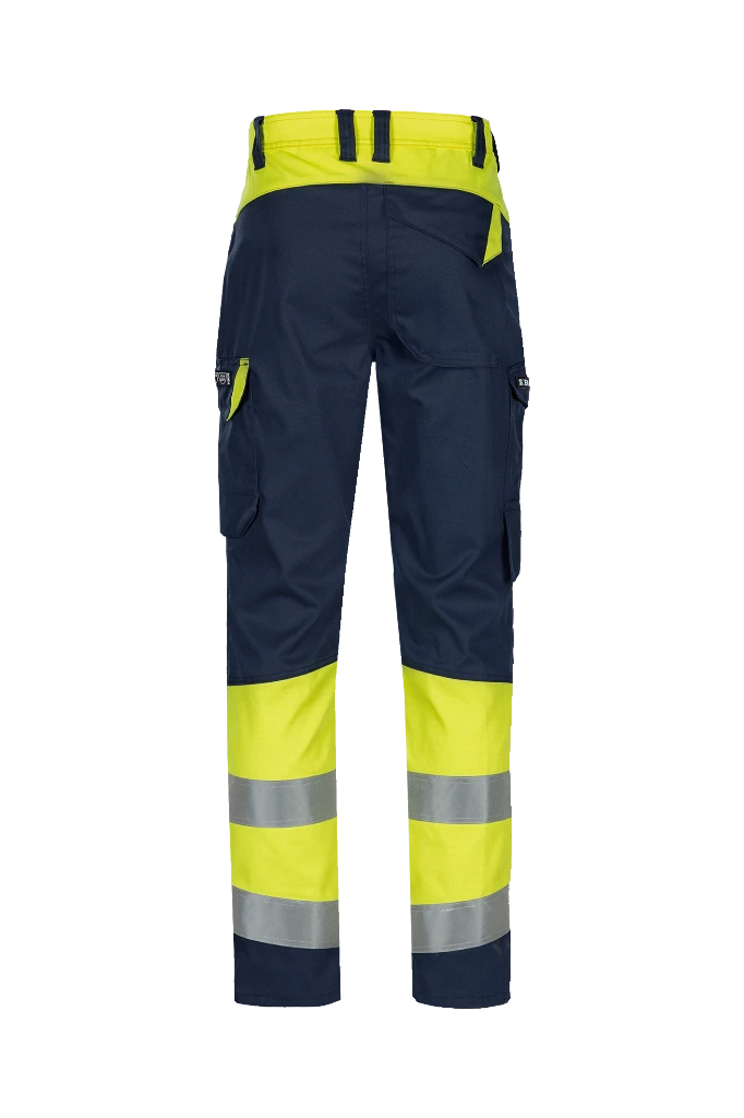 Sioen 103u Multinorm broek Navy-Geel - Achterzijde.webp