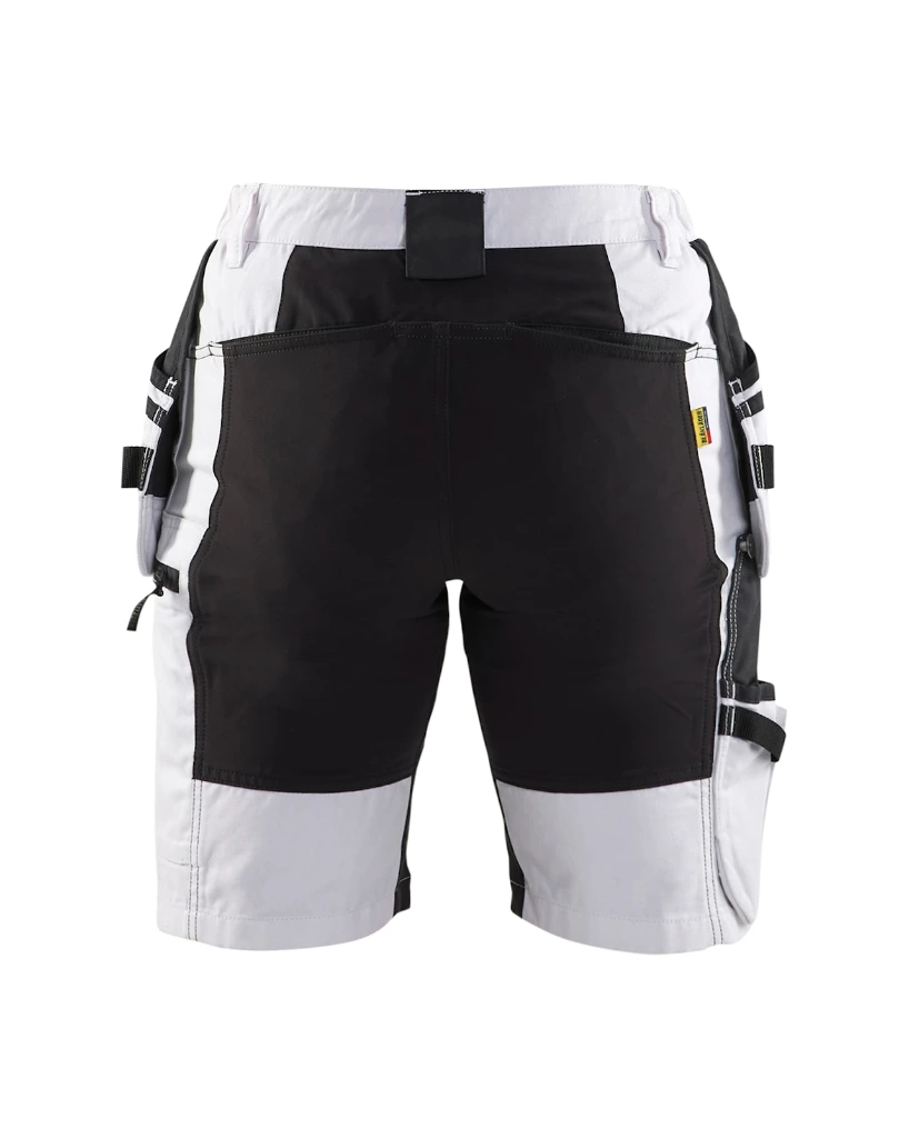 7171 1000 1099 - Dames Schildershort Wit-Zwart - Rugzijde.webp