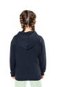 K477 - Kindersweater met kap Navy - Rug Presentatie