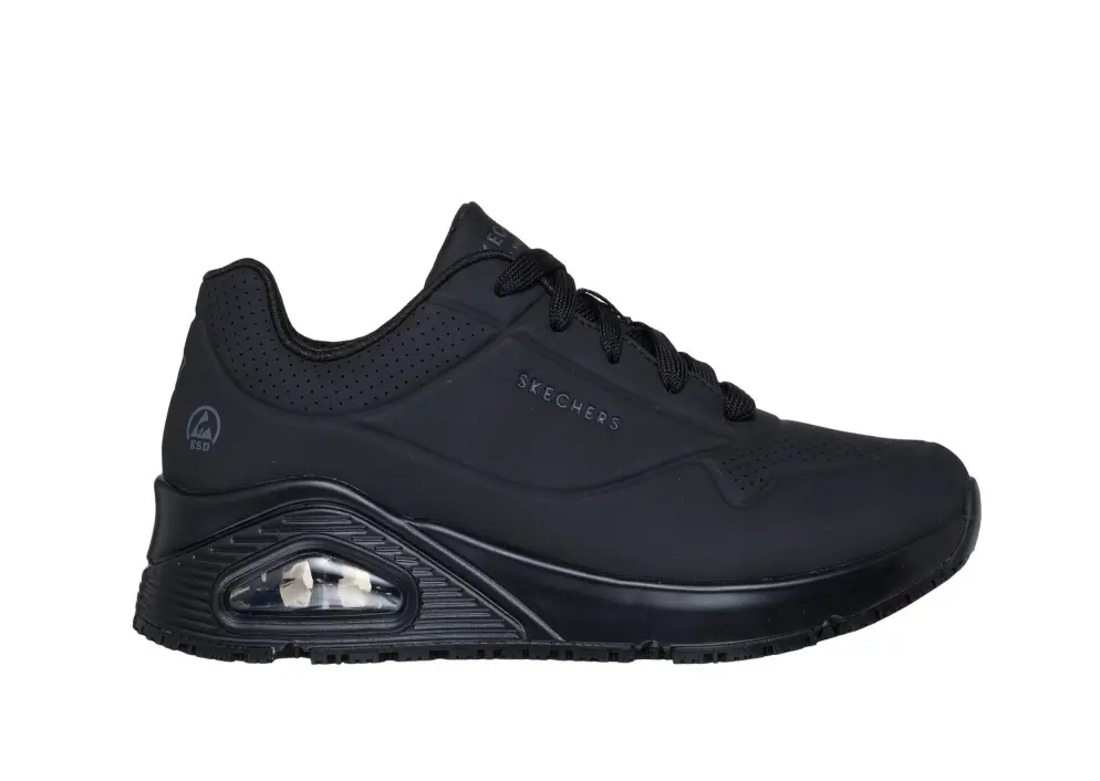 Skechers UNO SR Zwart 108021 O1 - Zijkant.webp