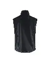 8170 2515 9900 Softshell bodywarmer Zwart - Rugzijde.webp