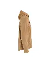 3594 2547 7101 Hoodie met schuine halve rits Nougat - Rechterzijde.webp