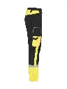 647508-9910_Stretchbroek_met_kniezakken_Zwart_Geel_Rechterzijde.webp
