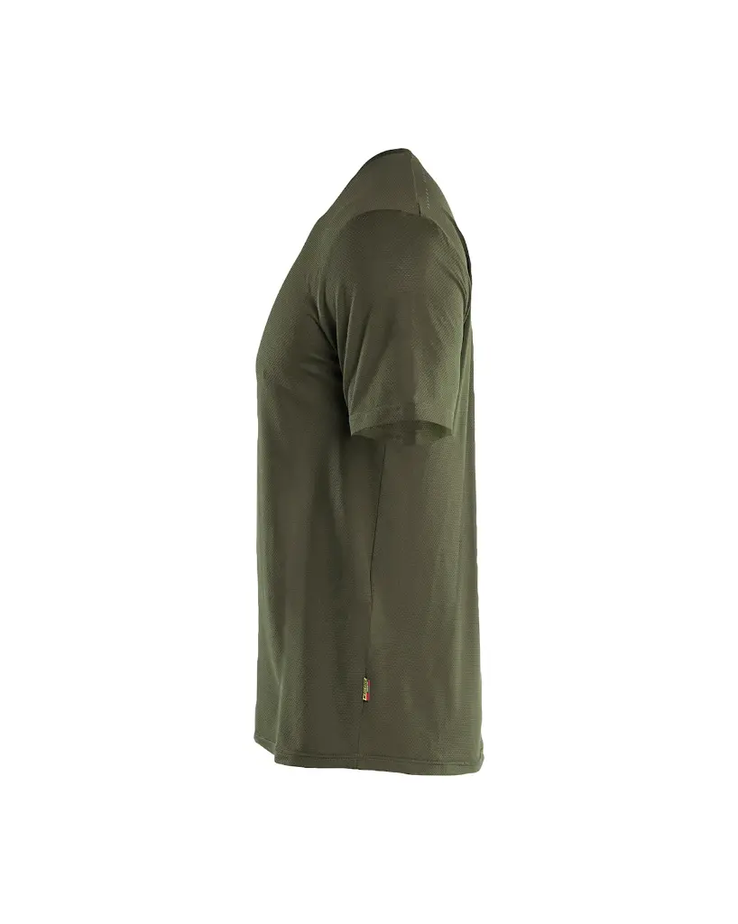 3415 1126 4209 UV T-Shirt Donker Herfstgroen - Linkerzijde.webp