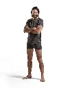 4798 1734 9835 Onderhemd Korte Mouwen Merinowol XLight - Donkergrijs - Presentatie.webp