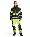 4494 2513 9933 - Softshelljas Zwart-Geel - Presentatie.webp