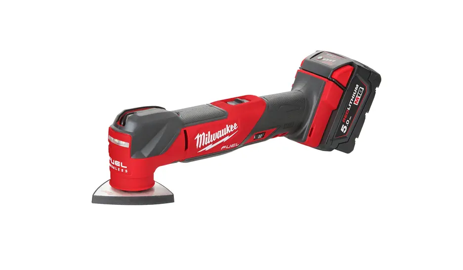 4933478492 - M18 FMT-502X - Multitool Schuurpad met Batterijen - Profiel.webp