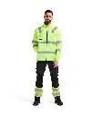 4833 2560 3300 - Fleecejas High Vis Geel - Presentatie.webp