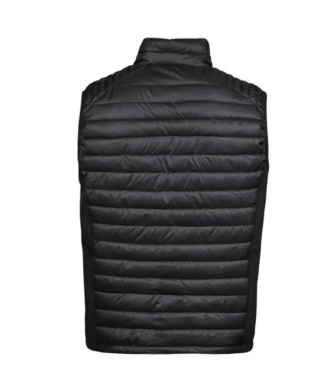 Tee Jays 9624 Crossover Bodywarmer Zwart Rug.webp