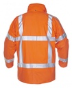 Ontario Regenjas Hydrosoft Oranje - Rugzijde