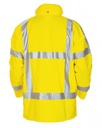 Ontario Regenjas Hydrosoft Geel - Rugzijde
