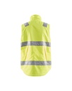 3870 HiVis Bodywarmer Kl2 Fluogeel - Rugzijde