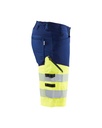 1541-1811 High Vis Short met stretch Marine - Fluogeel - Rechterzijde