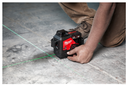 M12 3PLKIT-401P - M12 driedimensionale laser met 3 groene 360 laser cirkels kit - in de praktijk