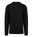 K474 Sweater ronde hals - Zwart - Rugzijde